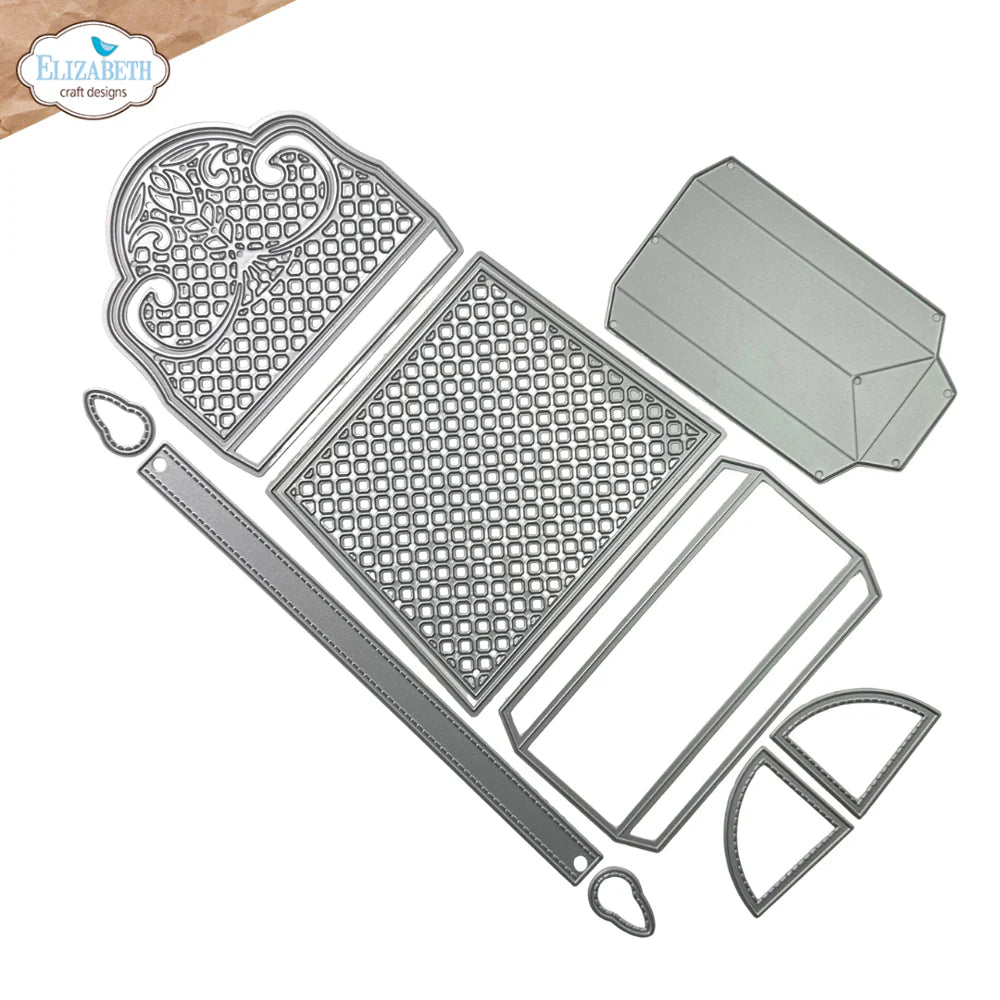 Elizabeth Craft Designs - Bohemian Rose Collection - Elizabeth Craft Designs - Bohemian Rose Collection - Dies - Delicate Fancy Purse