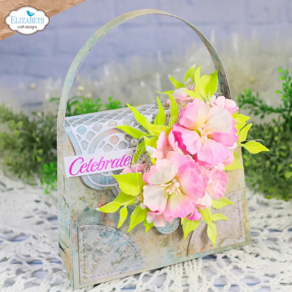 Elizabeth Craft Designs - Bohemian Rose Collection - Elizabeth Craft Designs - Bohemian Rose Collection - Dies - Delicate Fancy Purse