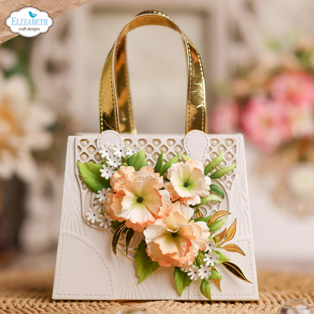 Elizabeth Craft Designs - Bohemian Rose Collection - Elizabeth Craft Designs - Bohemian Rose Collection - Dies - Delicate Fancy Purse