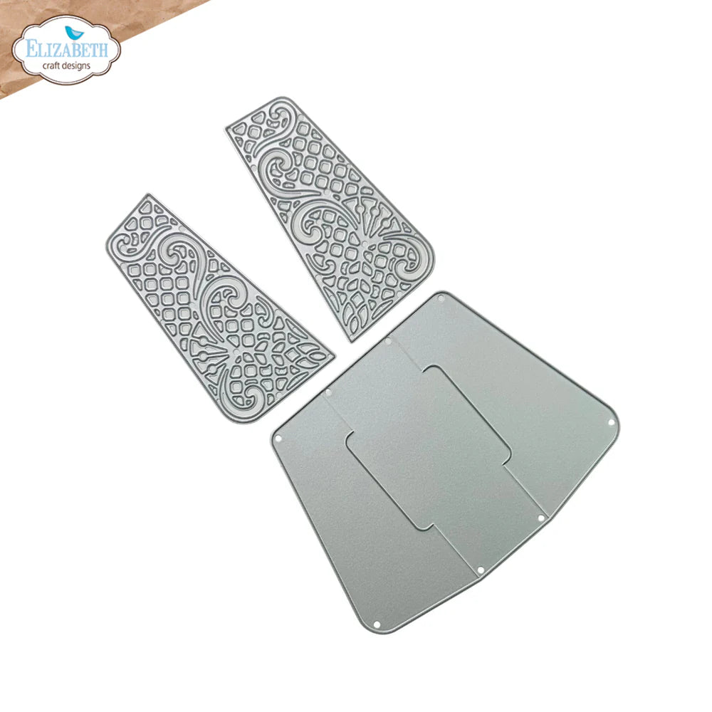 Elizabeth Craft Designs - Bohemian Rose Collection - Dies - Delicate Fancy Card Easel