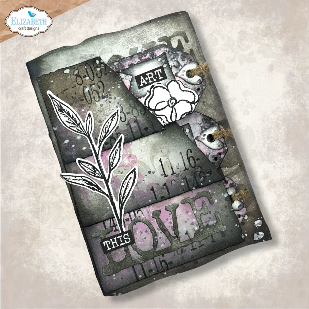 Elizabeth Craft Designs - Hello You Collection - Dies - Tri-Fold Slider Pocket