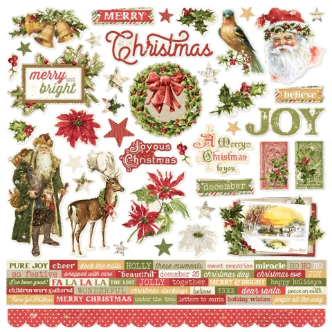 Simple Stories - Simple Vintage Yuletide - Cardstock Stickers