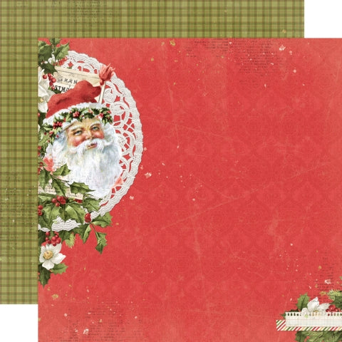 Simple Stories - Simple Vintage Yuletide - Making Spirits Bright 12 x 12 Double-sided Cardstock