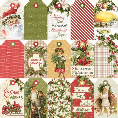 Simple Stories - Simple Vintage Yuletide - Tag Elements