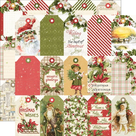 Simple Stories - Simple Vintage Yuletide - Tag Elements