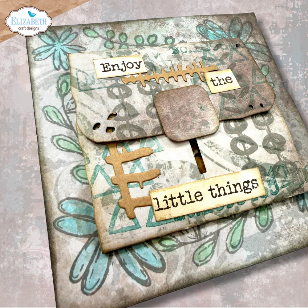 Elizabeth Craft Designs - Hello You Collection - Dies - Ephemera Pocket