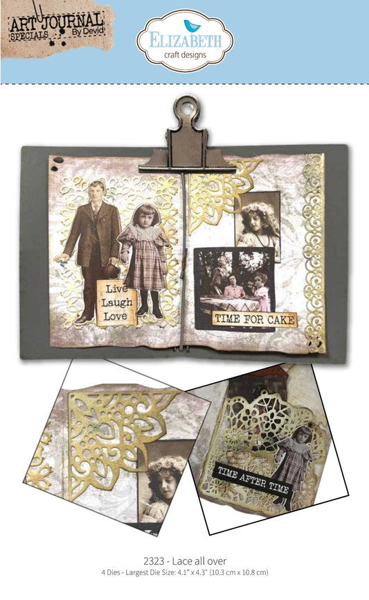 Elizabeth Craft Designs - Hello You Collection - Dies - Lace All Over
