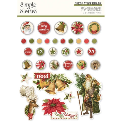 Simple Stories - Simple Vintage Yuletide - Decorative Brads