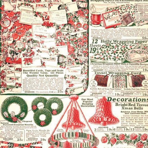 Simple Stories - Simple Vintage Holly Jolly - All Wrapped Up 12 x 12 Double-Sided Cardstock