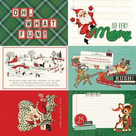 Simple Stories - Simple Vintage Holly Jolly - 4x6 Elements 12 x 12 Double-Sided Cardstock