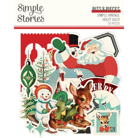 Simple Stories - Simple Vintage Holly Jolly - Bits & Pieces