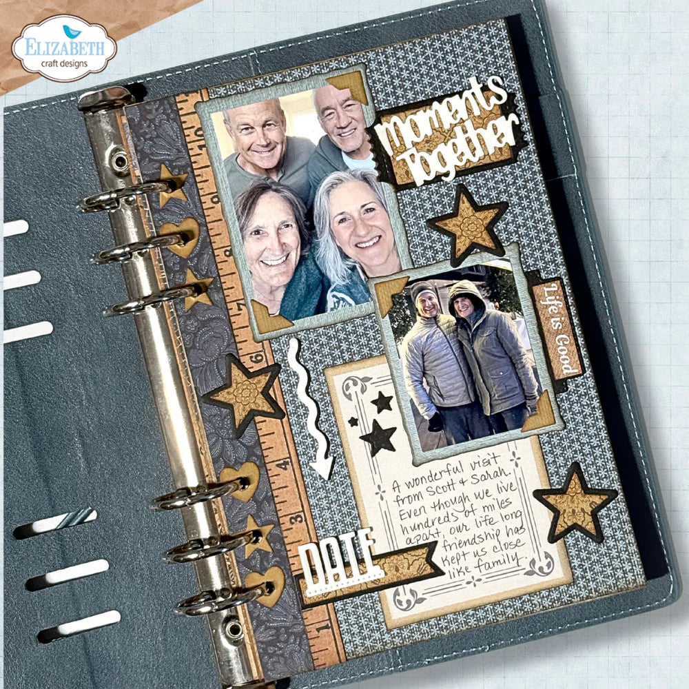 Elizabeth Craft Designs - Delightful Discovery Collection - Dies - Base Page Assortment