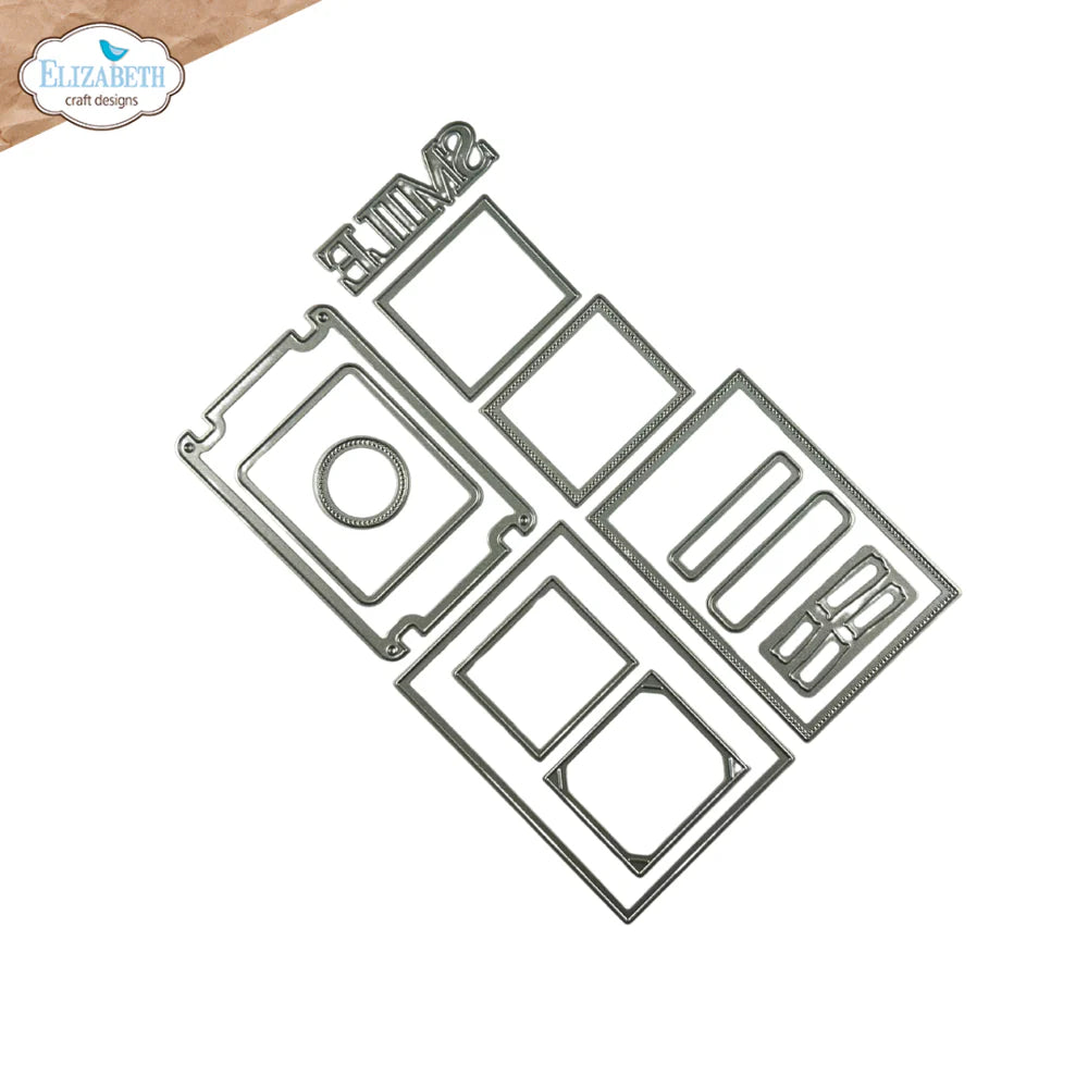 Elizabeth Craft Designs - Delightful Discovery Collection - Dies - Pocket Page Inserts 2