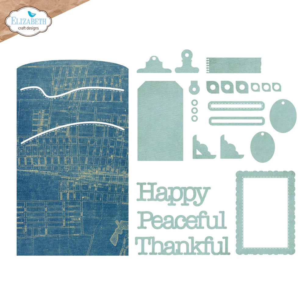 Elizabeth Craft Designs - Delightful Discovery Collection - Dies - Slot Pocket