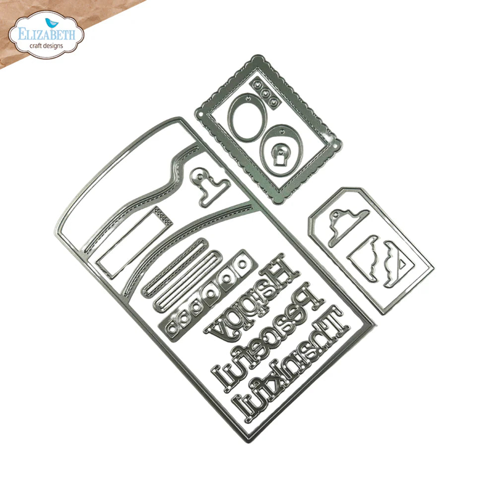 Elizabeth Craft Designs - Delightful Discovery Collection - Dies - Slot Pocket