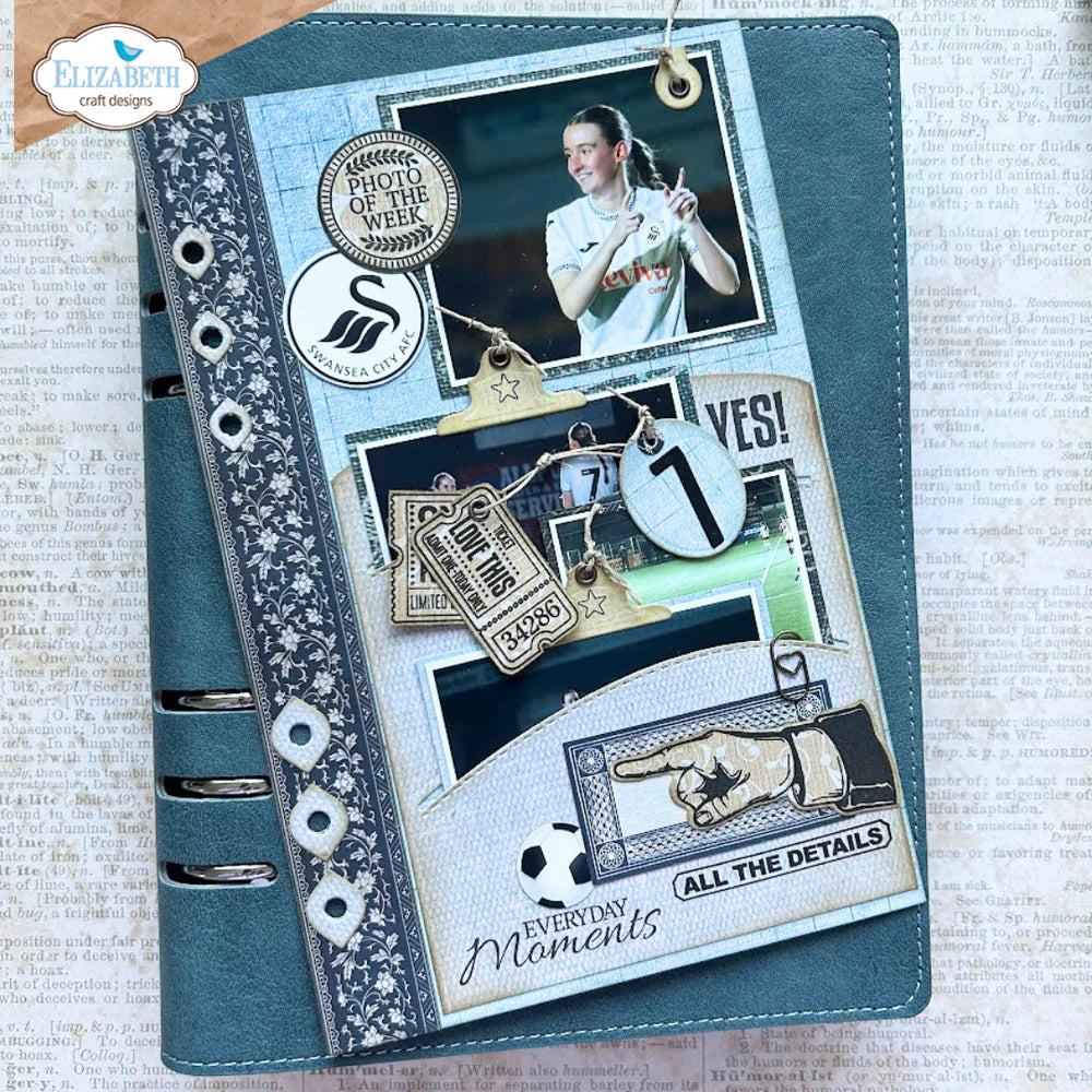 Elizabeth Craft Designs - Delightful Discovery Collection - Dies - Pocket Page Inserts 1