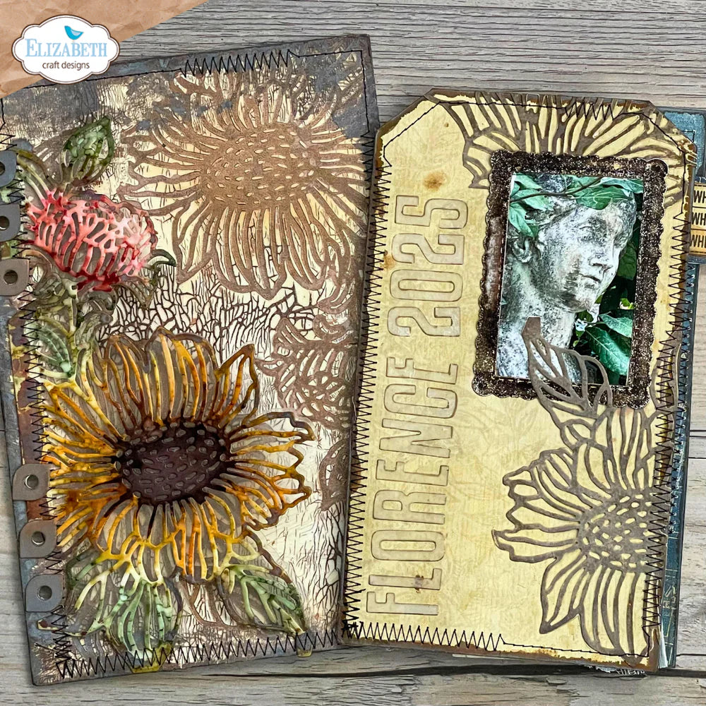 Elizabeth Craft Designs - Delightful Discovery Collection - Dies - Bee And Flower Accents