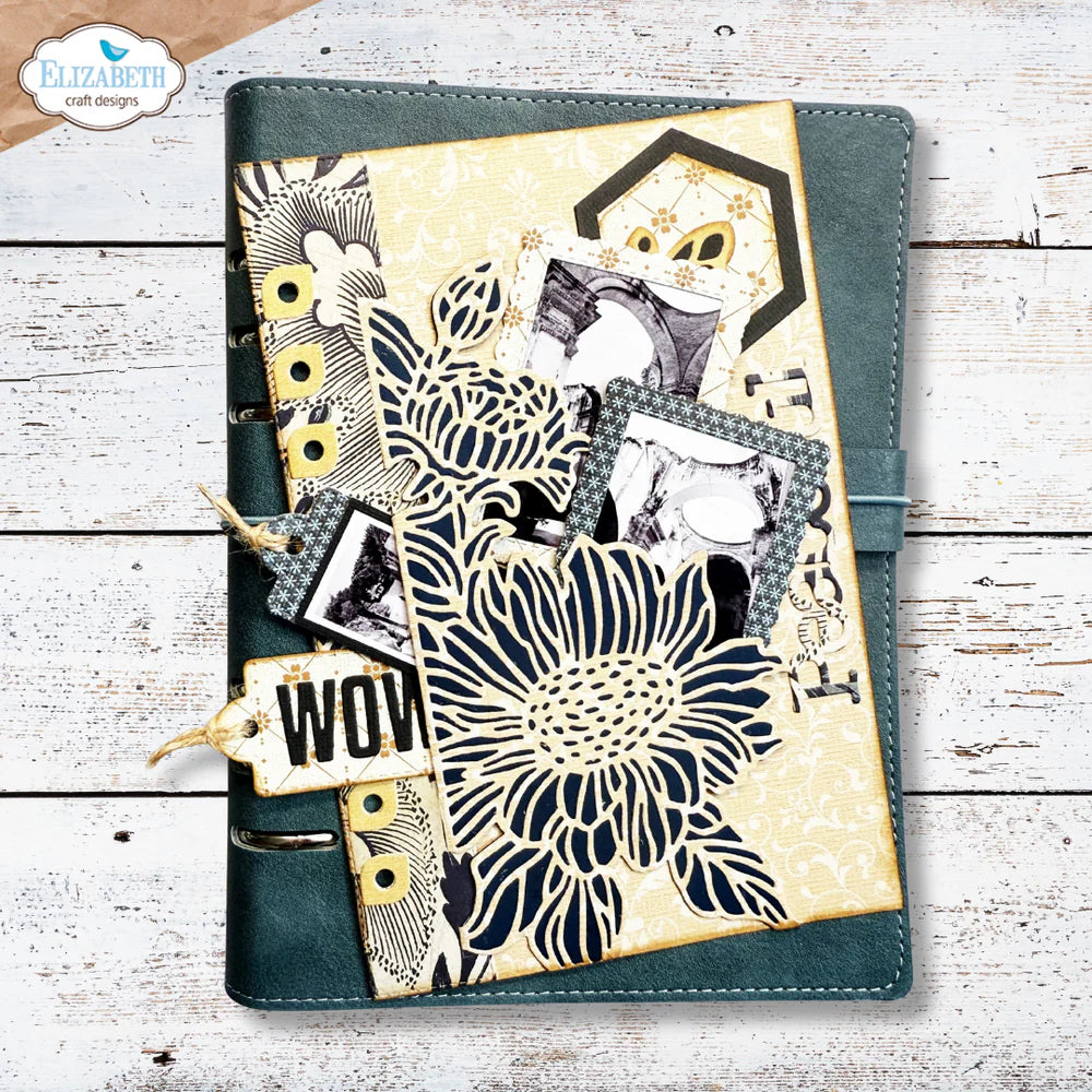 Elizabeth Craft Designs - Delightful Discovery Collection - Dies - Bee And Flower Accents
