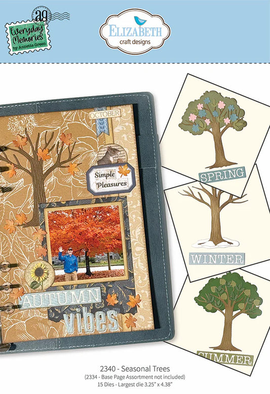 Elizabeth Craft Designs - Delightful Discovery Collection - Dies - Seasonal Trees