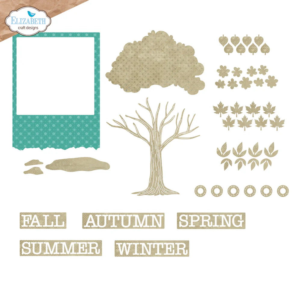 Elizabeth Craft Designs - Delightful Discovery Collection - Dies - Seasonal Trees