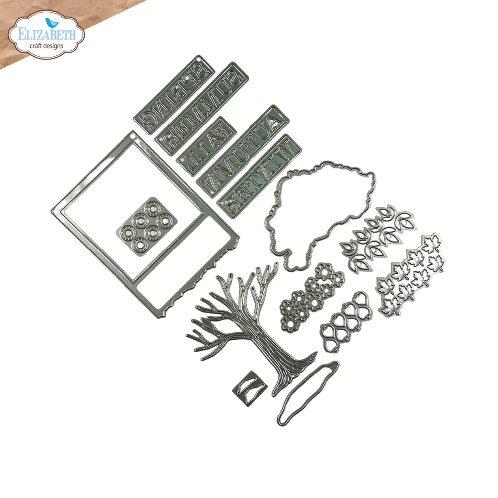 Elizabeth Craft Designs - Delightful Discovery Collection - Dies - Seasonal Trees