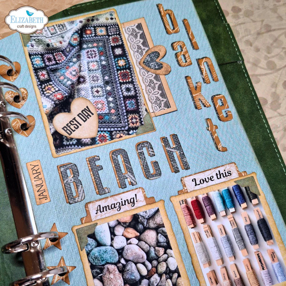 Elizabeth Craft Designs - Delightful Discovery Collection - Dies - Tall & Bold Alphabet