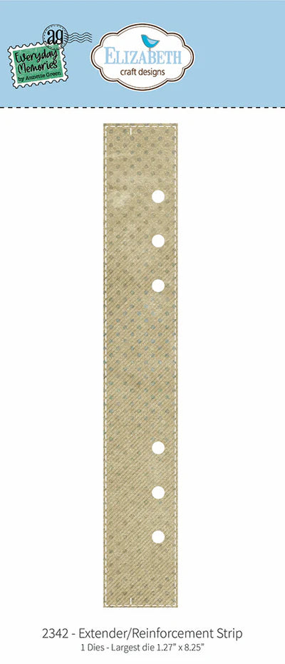 Elizabeth Craft Designs - Delightful Discovery Collection - Dies - Extender Reinforcement Strip