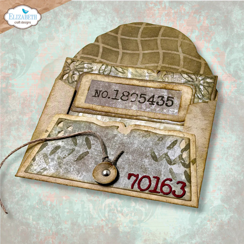 Elizabeth Craft Designs - Hello You Collection - Dies - Grunge Envelope