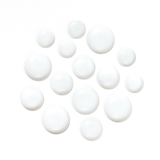 White metal brads/paper fasteners