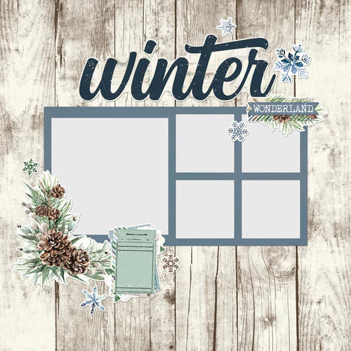 Simple Stories - Simple Vintage Fresh Snow Collection - Simple Page Pieces