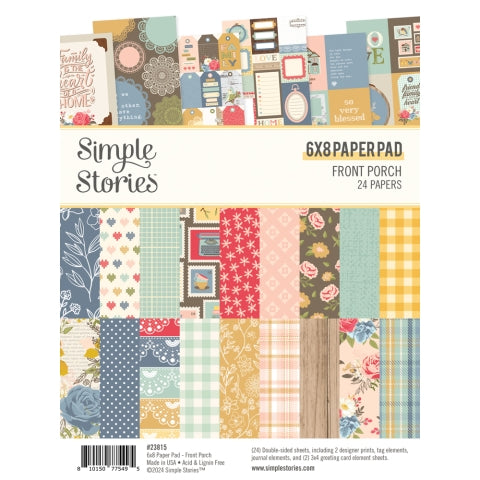 Simple Stories - Front Porch Collection - 6x8 Pad