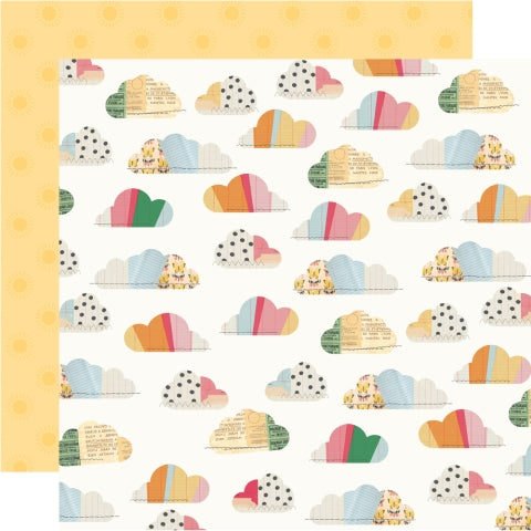 Simple Stories - Sunny Days Collection - 12 x 12 Double-Sided Cardstock -Stay Bright