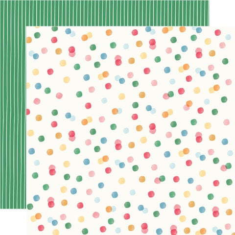 Simple Stories - Sunny Days Collection - 12 x 12 Double-Sided Cardstock -Happy Days