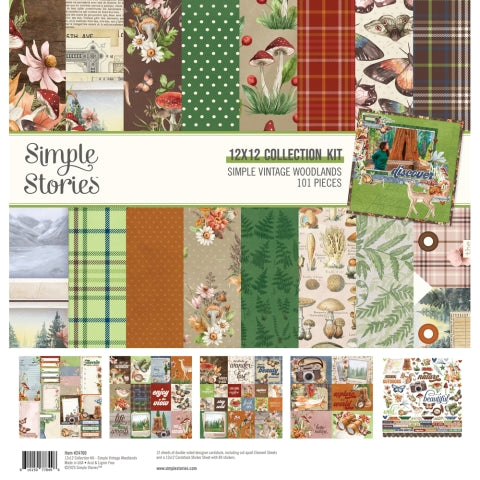 Simple Stories - Simple Vintage Woodlands - 12 x 12 Collection Kit