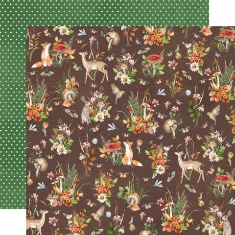 Simple Stories - Simple Vintage Woodlands - 12 x 12 Double-Sided Cardstock - Hello Nature