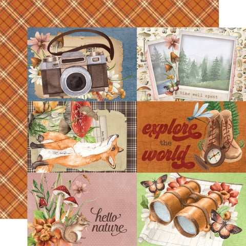 Simple Stories - Simple Vintage Woodlands - 12 x 12 Double-Sided Cardstock - 4x6 Elements