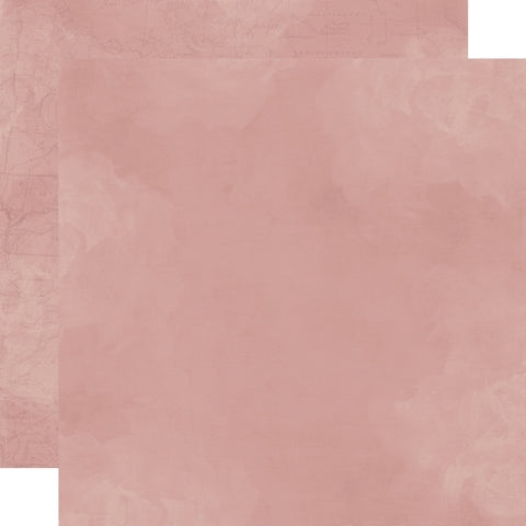 Simple Stories - Simple Vintage Woodlands - 12 x 12 Double-Sided Cardstock - Desert Rose