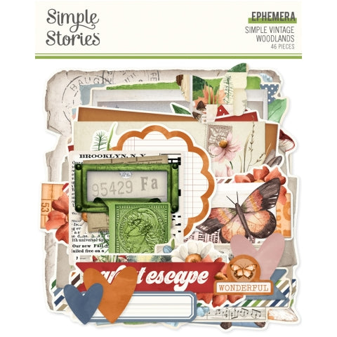 Simple Stories - Simple Vintage Woodlands - Ephemera