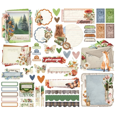 Simple Stories - Simple Vintage Woodlands - Ephemera
