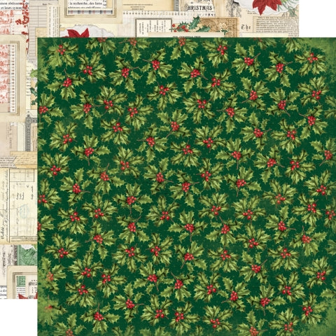 Simple Stories - Simple Vintage Collection - 12 x 12 Double-Sided Paper - Holiday Traditions