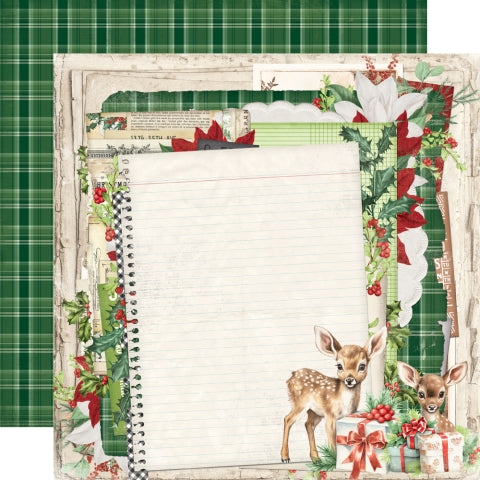 Simple Stories - Simple Vintage Believe Collection - 12 x 12 Double-Sided Paper - Filled With Wonder