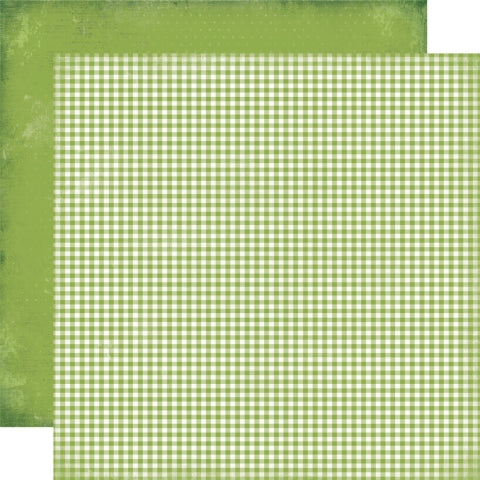 Simple Stories - Simple Vintage Collection - 12 x 12 Double-Sided Paper - Holly Gingham