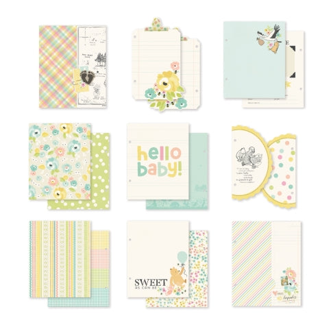 Simple Stories - Say Cheese Classic Pooh Baby Collection - 6 x 8 Binder Inserts