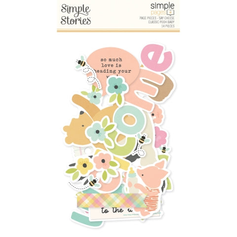 Simple Stories - Say Cheese Classic Pooh Baby Collection - Simple Pages Page Pieces