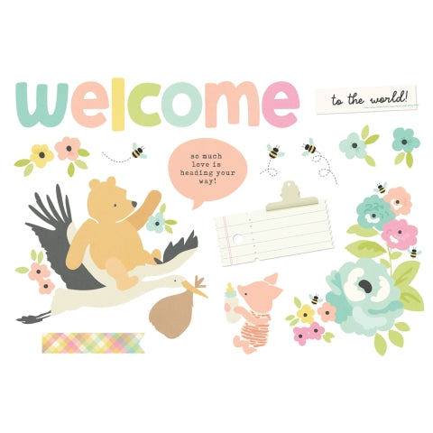 Simple Stories - Say Cheese Classic Pooh Baby Collection - Simple Pages Page Pieces