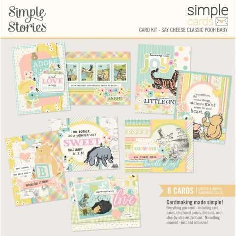 Simple Stories - Say Cheese Classic Pooh Baby Collection - Simple Cards Card Kit