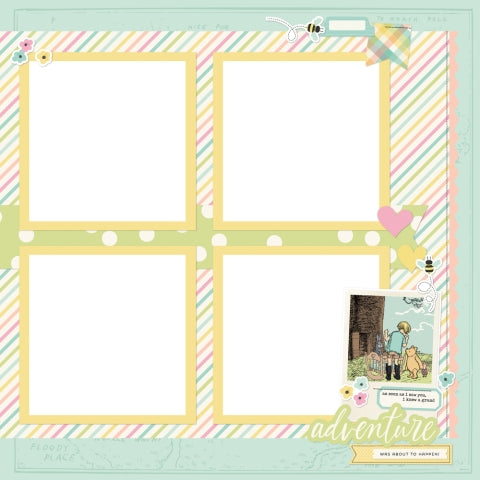 Simple Stories - Say Cheese Classic Pooh Baby Collection - Simple Pages Page Kit