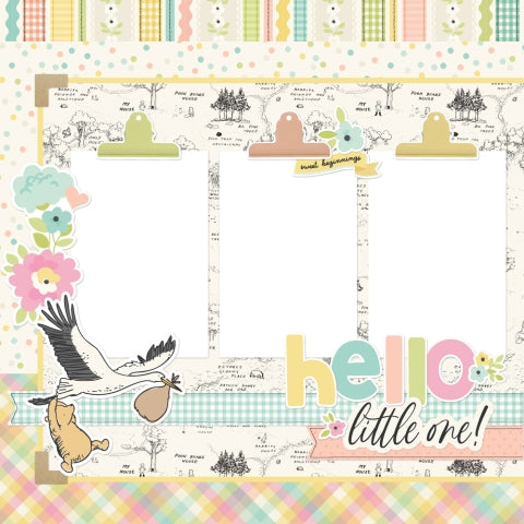 Simple Stories - Say Cheese Classic Pooh Baby Collection - Simple Pages Page Kit