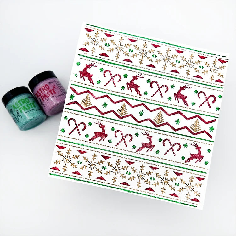 Emily Moore Designs - Layered Stencils - Christmas Sweater