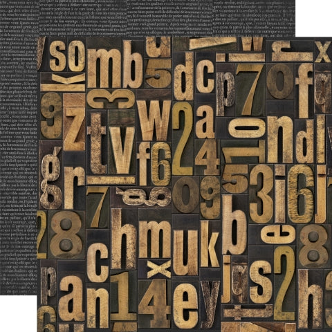 Simple Stories - Simple Vintage Junk Drawer Collection - 12 x 12 Double-Sided Designer Cardstock - Share Your Story